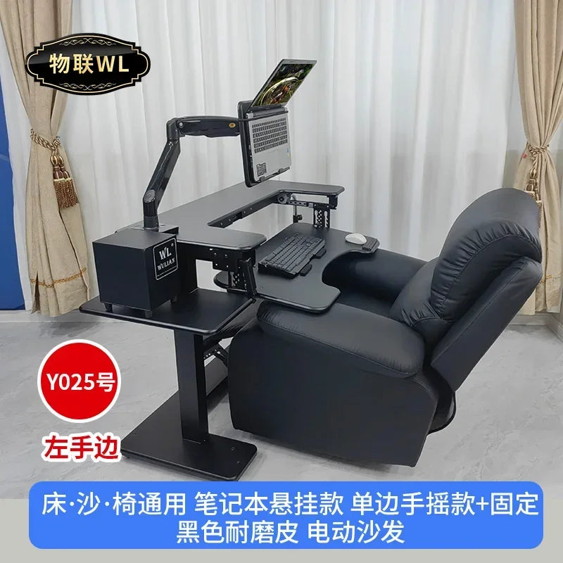Computer desk bed notebook desktop computer desk bedside table lifting table lazy table cockpit suspension bracket