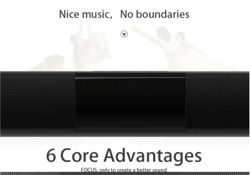 Bluetooth Speaker Super Powerful Sound Bar Portable Wireless Surround Stereo Home TV Sound Box Subwoofer FM Radio Home Theater