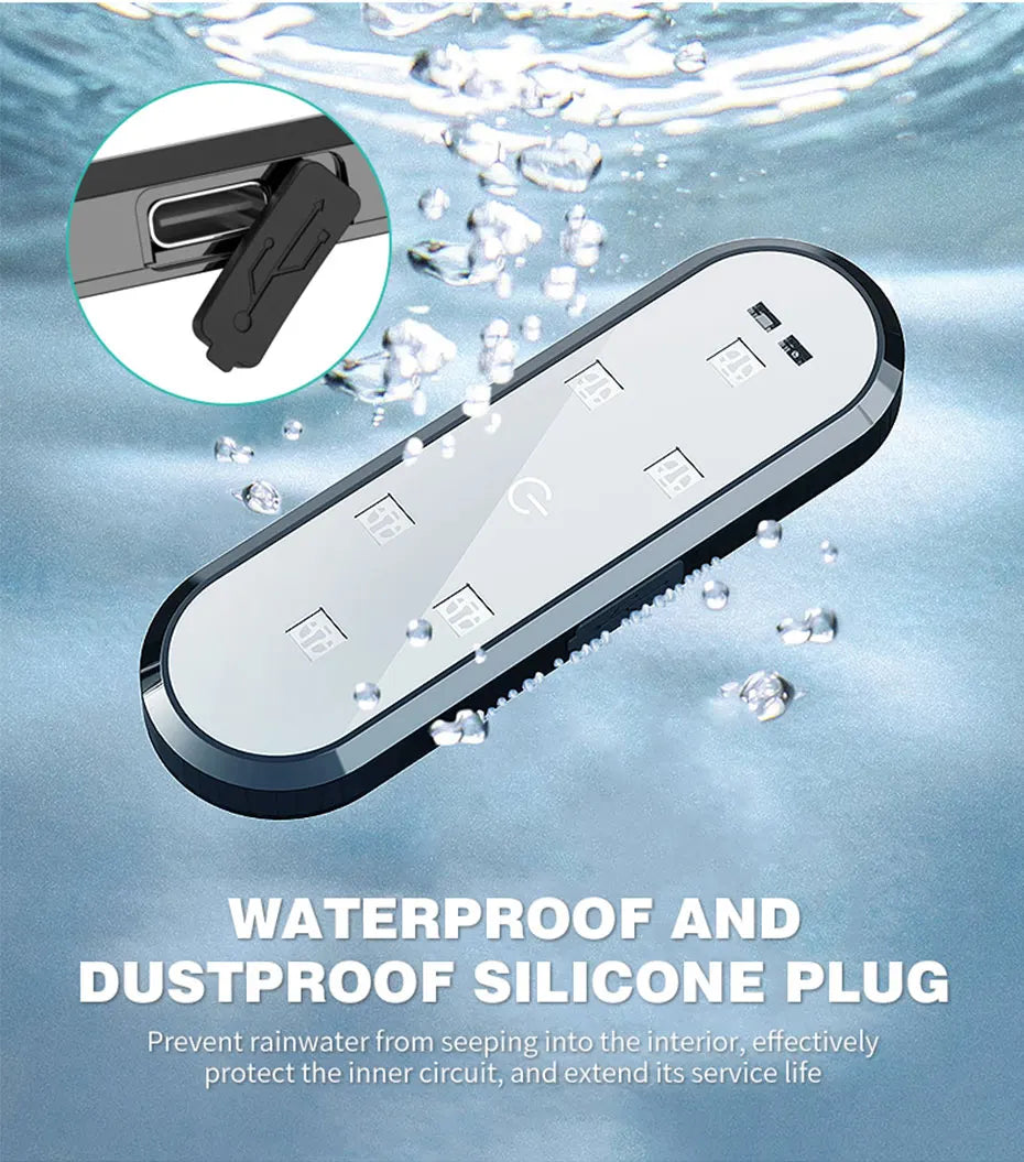 BLALION Car Door Lights LED Welcome Light Magnetic Control USB Charging Auto Open Door Safe Anti-collision Emergency Signal Lamp