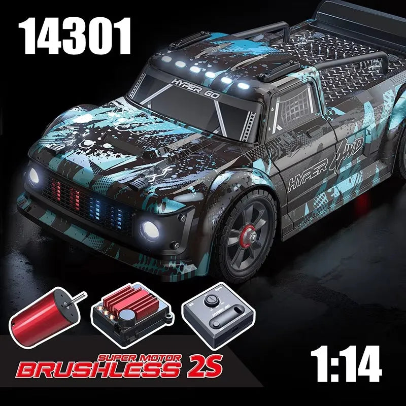 Hyper Go MJX 14303 14302 14304 1/14 4WD RC Car 65km/h Brushless 2.4G Remote Control Car Off-road High Speed RC Cars Truck Toy