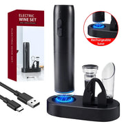 Pop open your favorite bottle effortlessly with this electric wine bottle opener—stylish, quick, and hassle-free!