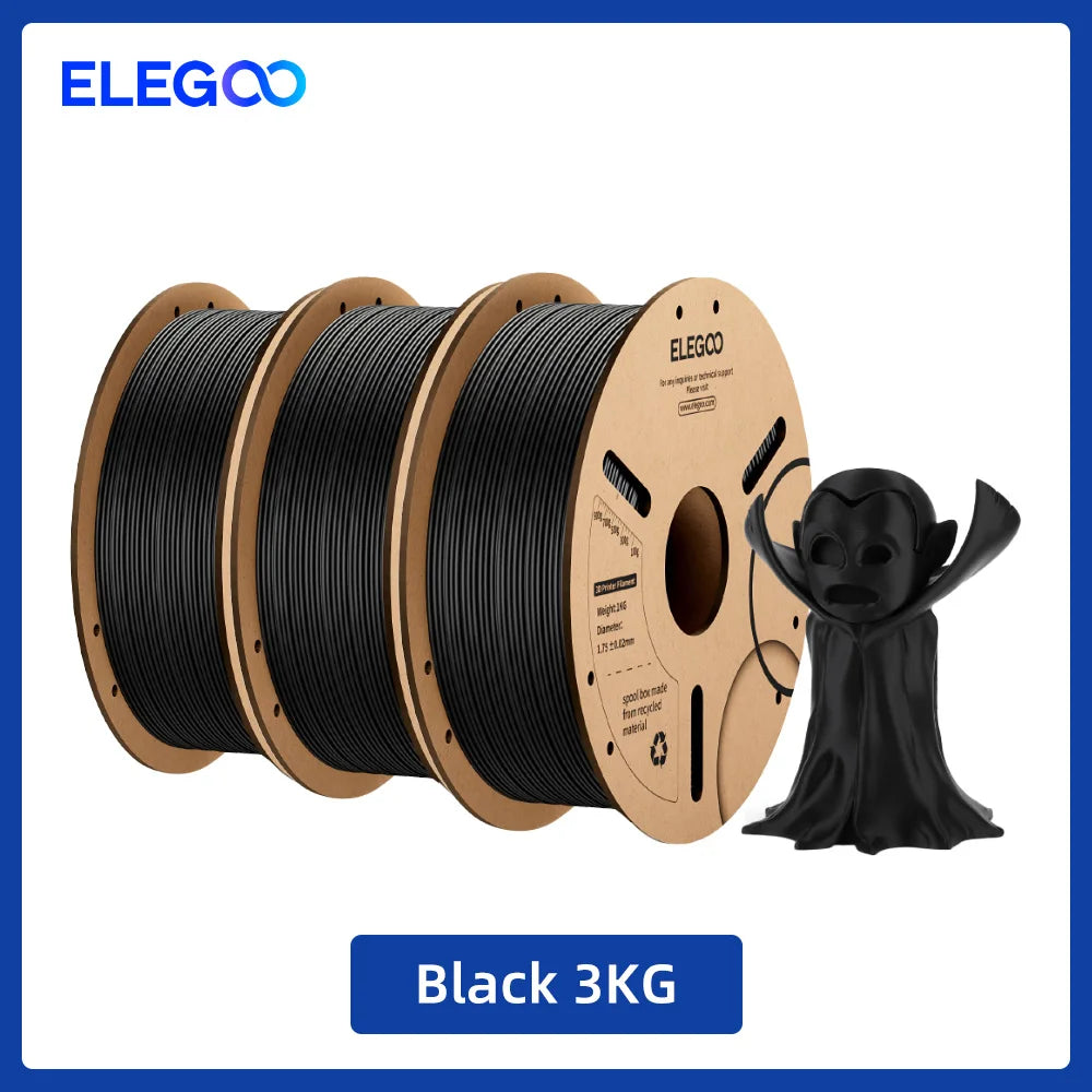 ELEGOO 1.75mm PLA Filament 1kg Plastic 3D PLA for 3D Printer Consumables Material for FDM 3D Printer NEPTUNE 3 PRO
