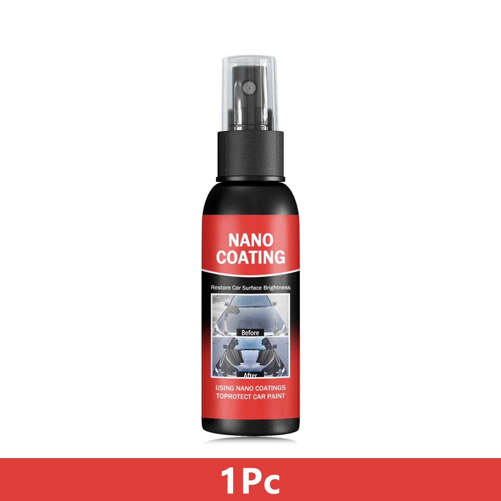 Car Nano Coating Brightening Cars Paint Kit - Professional Auto Polishing Tool, High Gloss Car Paint Scratch Repair Protection