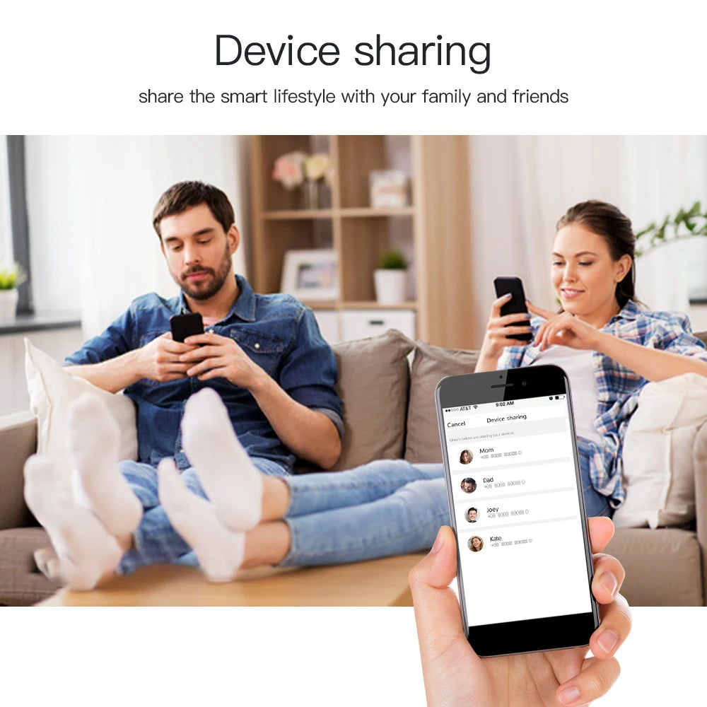 Control your devices hands-free with this WiFi smart plug featuring USA socket compatibility—wireless switch supporting app control, scene linkage, and voice assistants like Alexa and Google Home for smart home convenience!