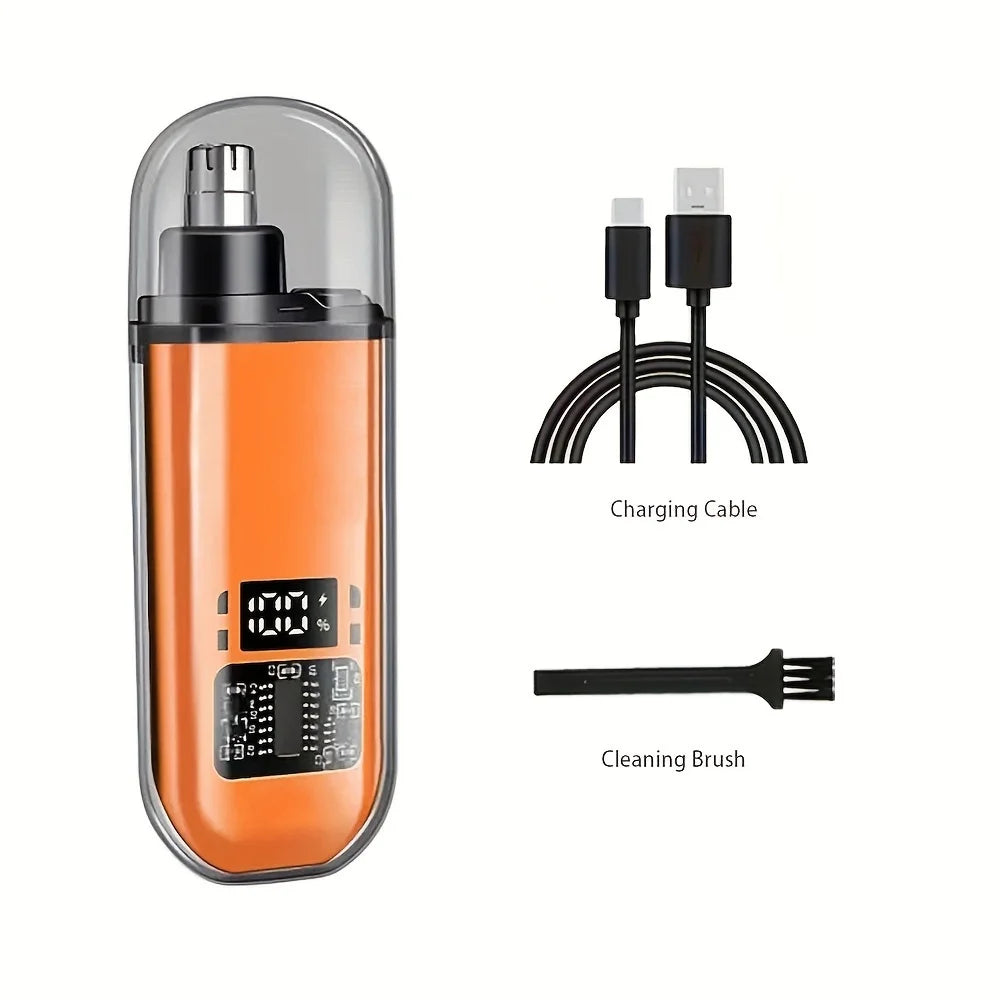 USB charging nose and ear hair trimmer