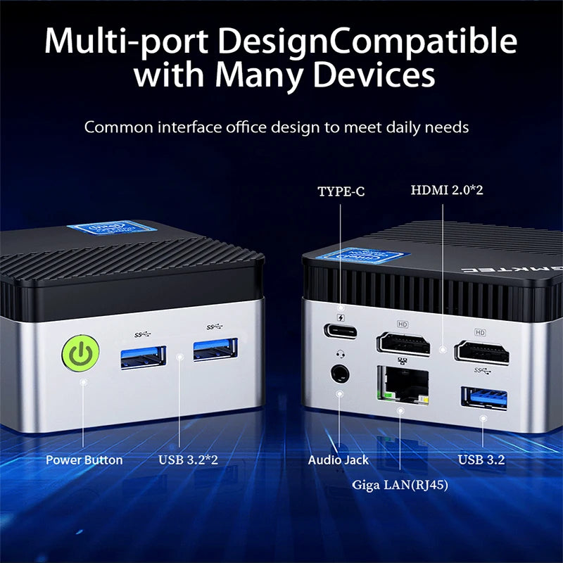 GMKtec Mini PC GMK G5 NUCBOX Intel N97 system Window 11Pro DDR5 4800MHz WIFI 5 BT 5.0 GMKtec Mini Pc