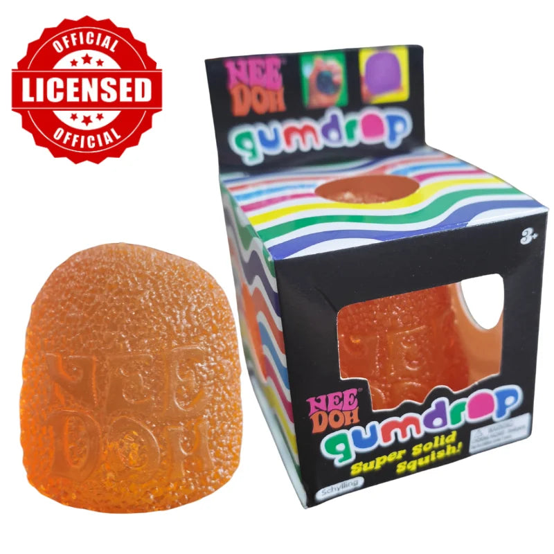 New Schylling NeeDoh Fuzz Ball & Maltose Candy Sensory Squeeze Toy Stress Relief Fidget Ball for Adults Kids Toy