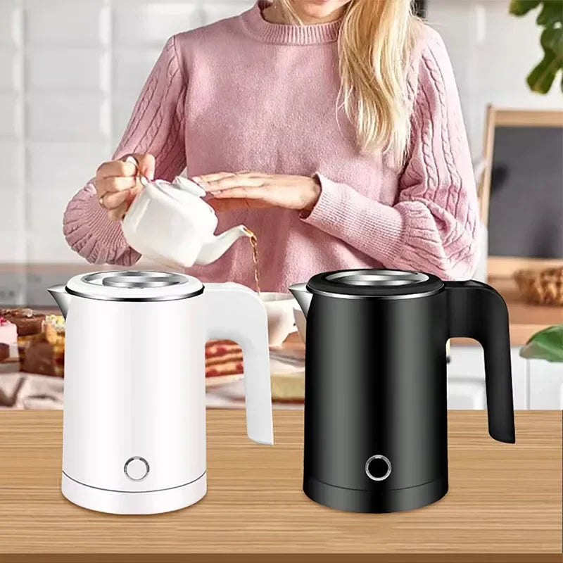 Portable 500ML Travel Electric Kettle Tea Coffee Stainless Steel Water Boiler Pot For Hotel Family Travel kitchen Smart kettle