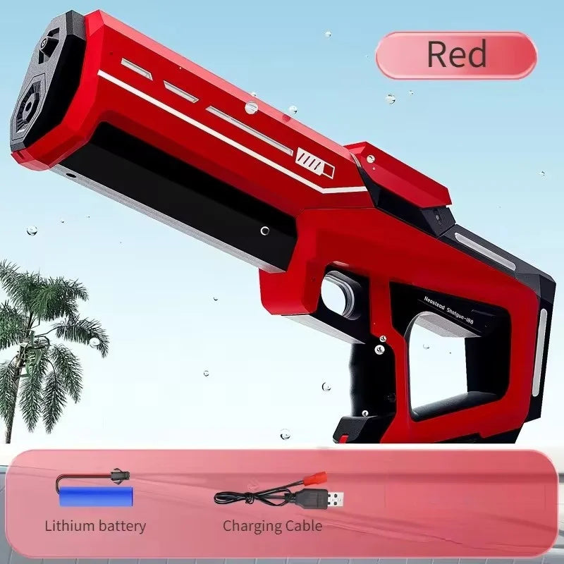 42cm Electric Water Guns for Adults High Pressure Automatic Absorb Water Watergun Summer Outdoor Beach Pool Toys for Kids Gifts