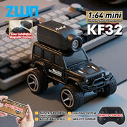 KF32 1:64 RC Mini Climbing Alloy Video Car With LED Light  and HD Camera Radio Remote Control Vehicle Toy for Kids Best Gift
