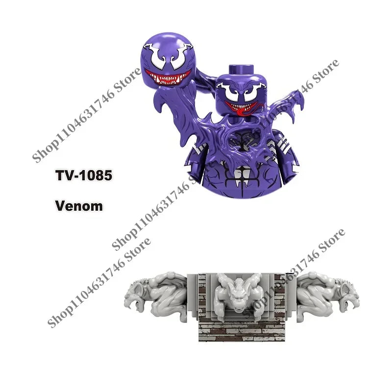 Marvel Mini assembly brick toys The Fantastic Four Superhero Building block Silver Surfer Galactus doll block toys party gifts