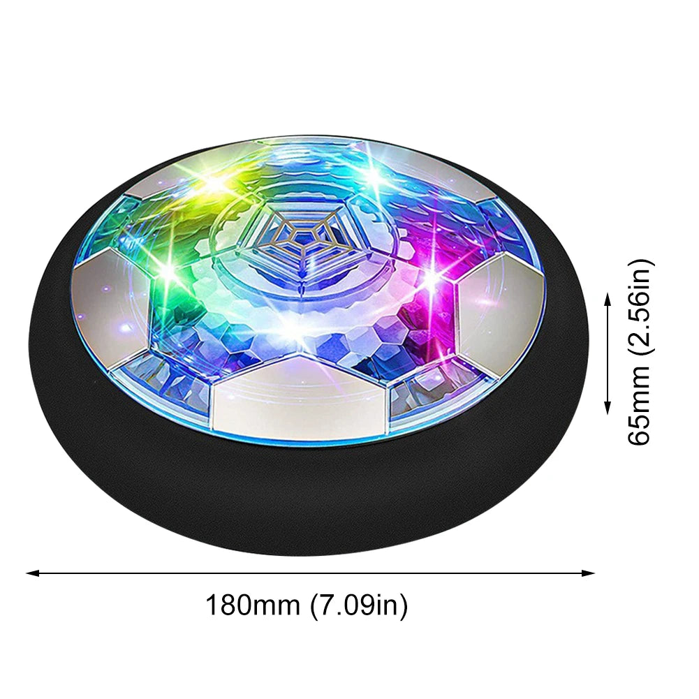 Hover Soccer Ball with LED Light Indoor Outdoor Air Floating Soccer Ball Soccer Training Equipment Floating Football Soccer Gift