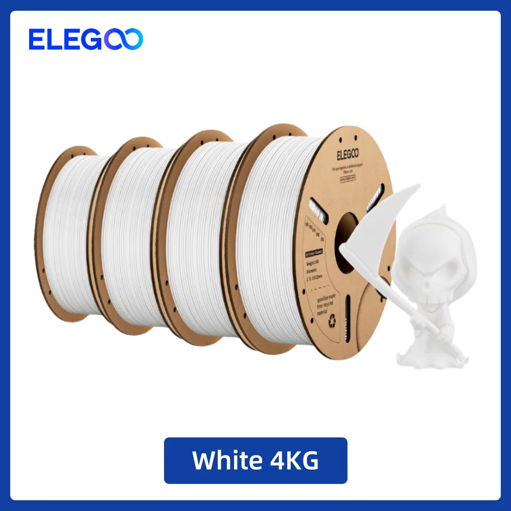 ELEGOO 1.75mm PLA Filament 1kg Plastic 3D PLA for 3D Printer Consumables Material for FDM 3D Printer NEPTUNE 3 PRO