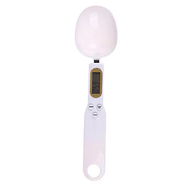 Measure ingredients with precision using this digital spoon scale—electronic LCD display, 0.1-500g capacity, perfect for flour, milk, coffee powder, and more!