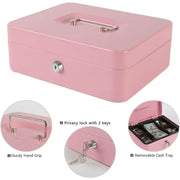 Protable Key Safe Box Key Locker Safe Home Shop Steel Safe Money Box Security Cash Box Storage Hidden Coin Money Jewellery