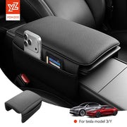 YZ For Tesla Model 3 Y YL Juniper Highland Armrest Pad Soft Case Center Console Box Cover Aanti-scratch 2026 Accessories