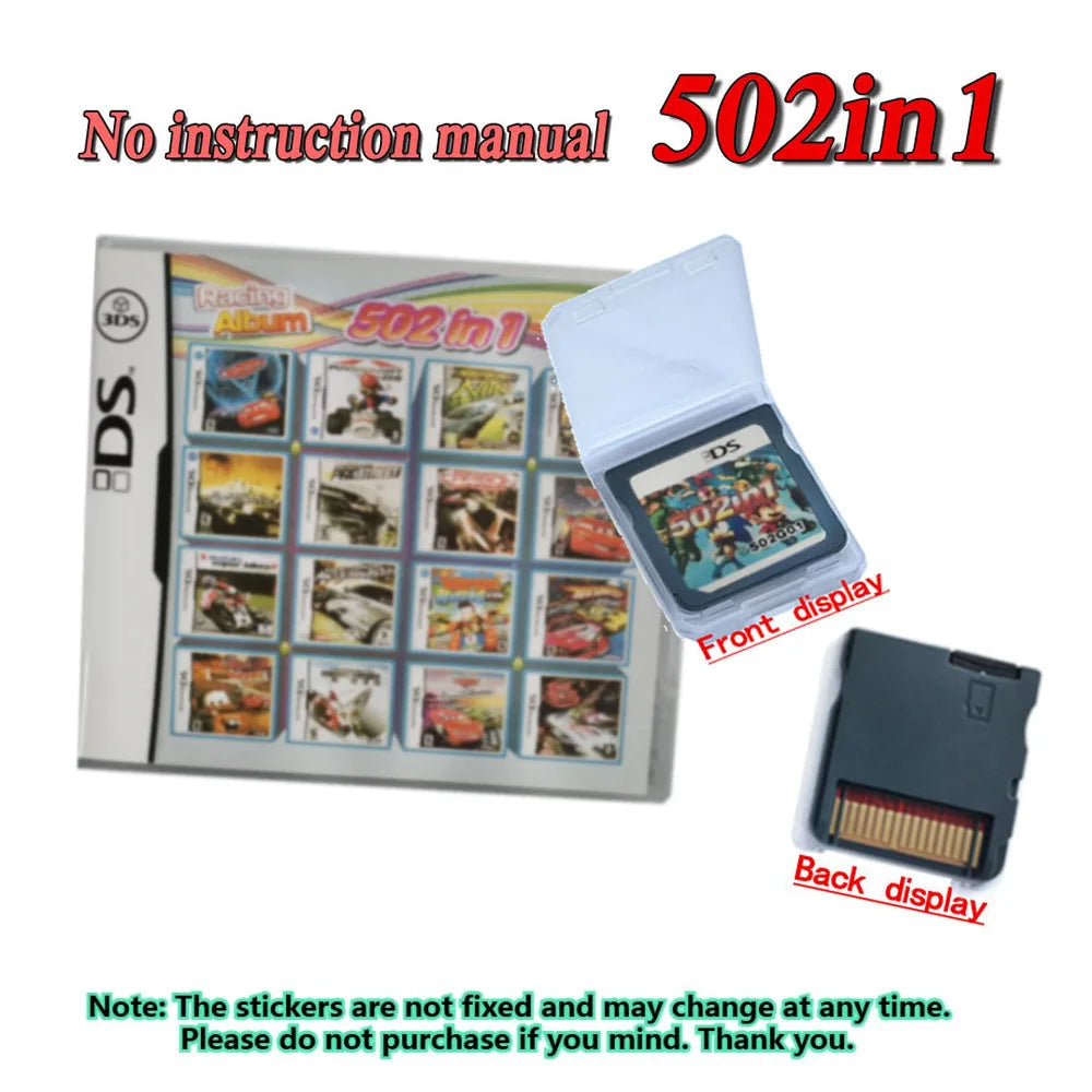 4300 in 1  Pokemon Game Cards DS NDS 3DS 3DS NDSL