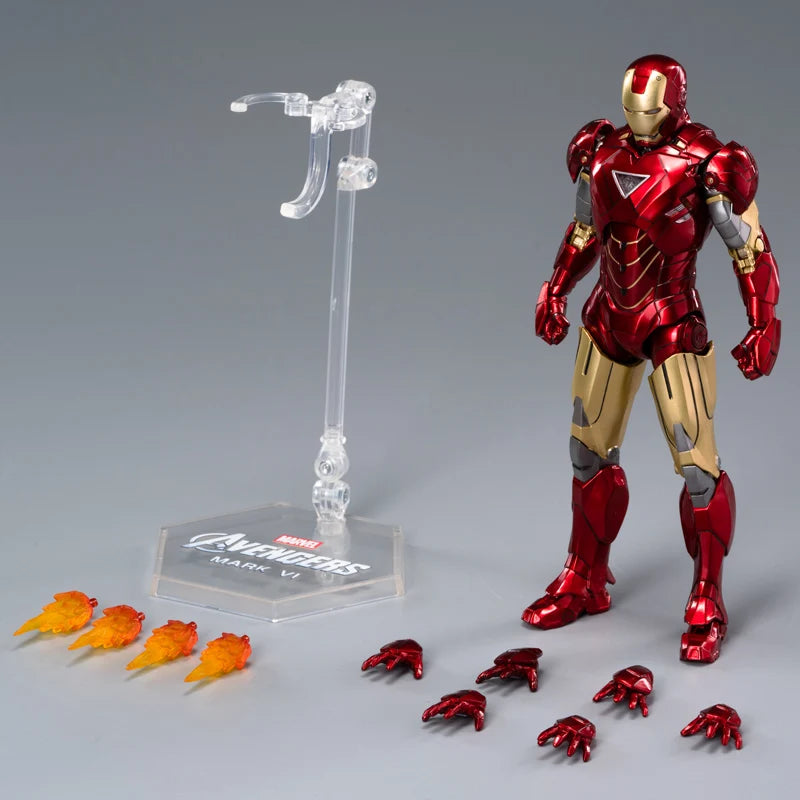 ZD Toys Iron Man MK1 MK2 MK3 MK4 MK5 MK6 MK7 MK42 MK43 MK45 MK46 War Machine Movie Action Figure 7 Inches Adult Collectible Toys