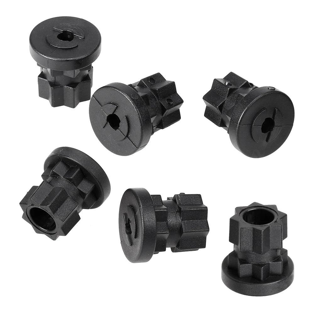 6Pcs Ram Mount Track Mounting Base Track Gear Adapter Kayak Track Mount for Kayak Boat Angler Fishing Rod