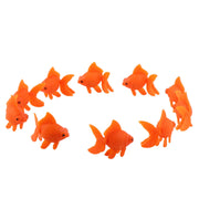 10 PCS Fish Tank Simulated Goldfish Landscaping Plastic Simulation Tropical Artificial Aquarium Fake Decoration Ornament Small