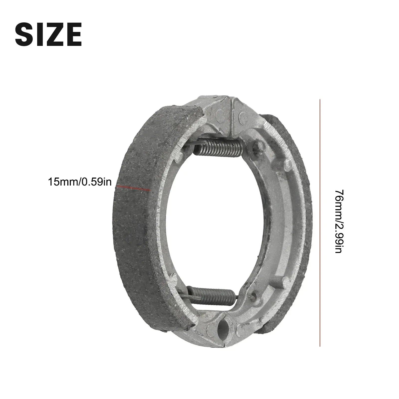 Brake Pads Brake Shoe Ebike Brake Pads For Electric Bicycle Brake Pads Front Brake Little/Brushless Motor Rear Wheel