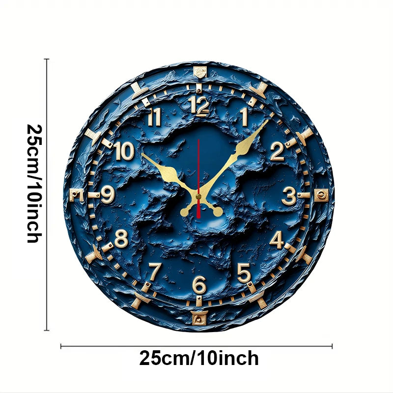 Modern Minimalist Dial Wooden Round Silent Hanging Wall Clock,Suitable For Living Room,Office,Study Room,Bedroom,Home Decoration