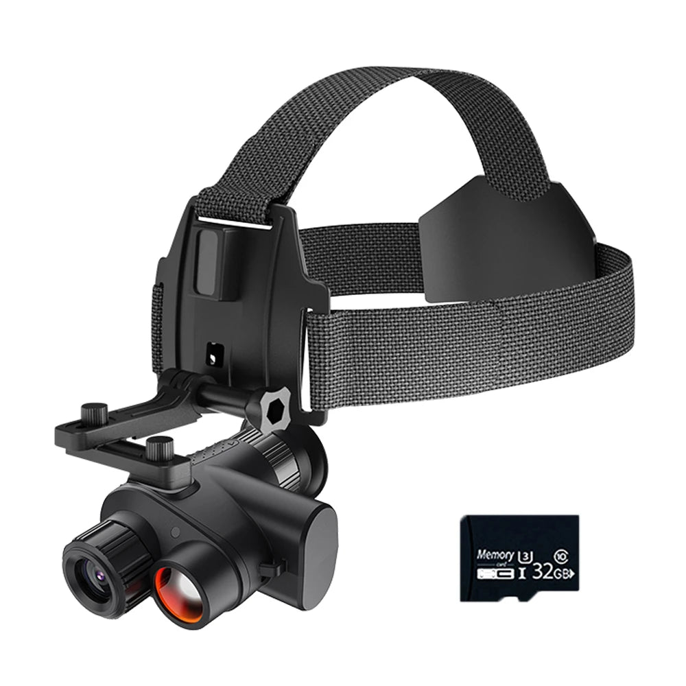 NV4500 4K UHD Infrared Night Vision Monoculars Googles Head-Mounted Mini Digital Tactical Telescope Camera for Hunting Camping