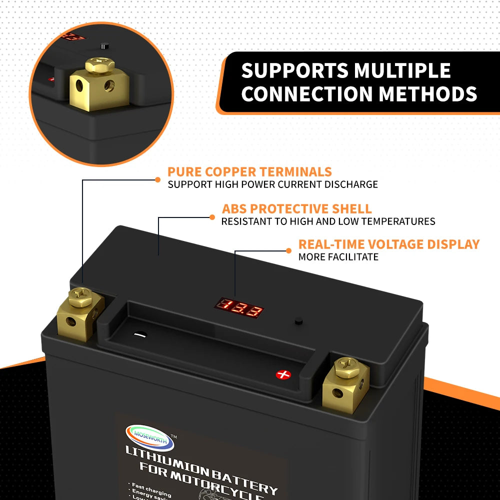 Power up any ride with this versatile motorcycle battery—designed to fit all bike models for hassle-free replacements!