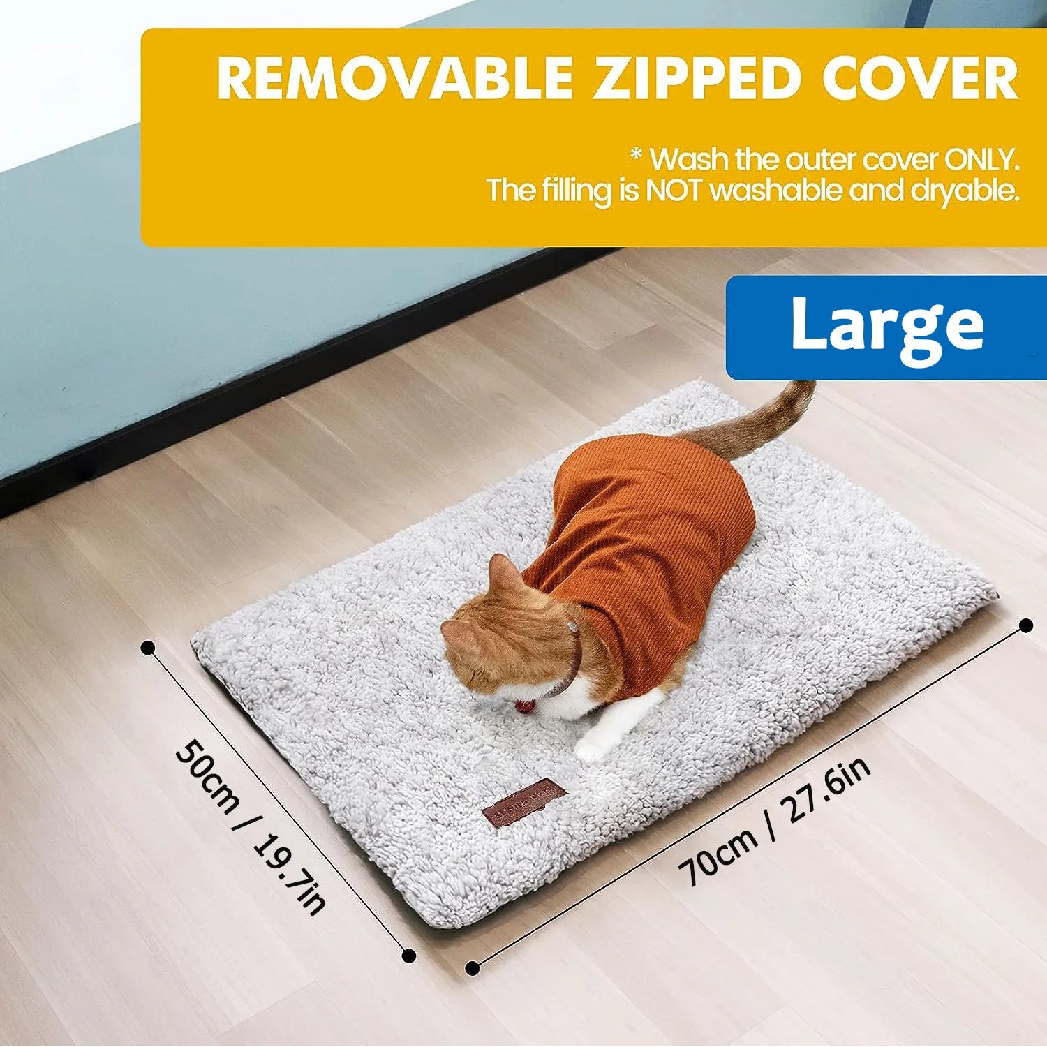 Self-Heating Pet Mat, Super Soft Aluminum Film Dog Mattress For Sleeping, Cat And Dog Bed Mat For Small And Medium Cats Dogs