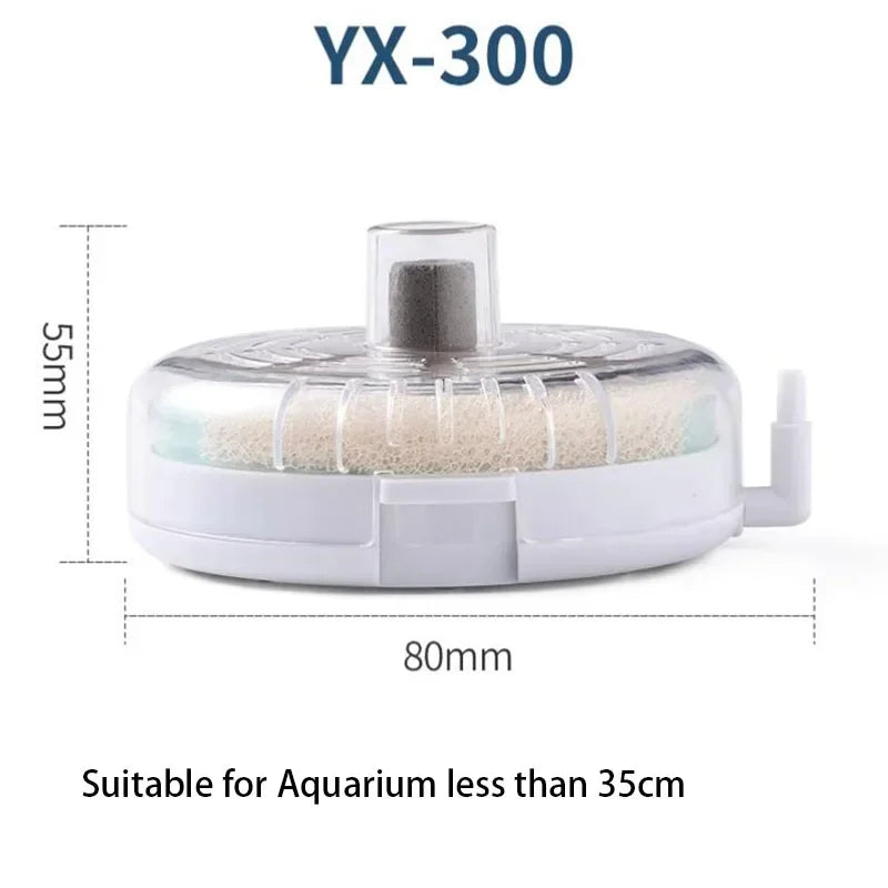 Super Thin Aquarium Fish Tank Filter Transparent Biochemical Sponge Filter Aquarium Water biological Filter for Small Aquarium