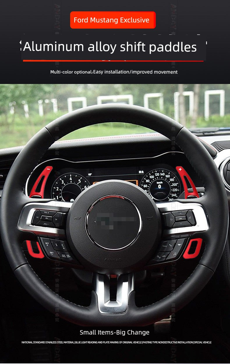 For Ford Mustang Mustang Mustang Shift Paddle Restoration Steering Wheel Paddle Interior Design Decoration