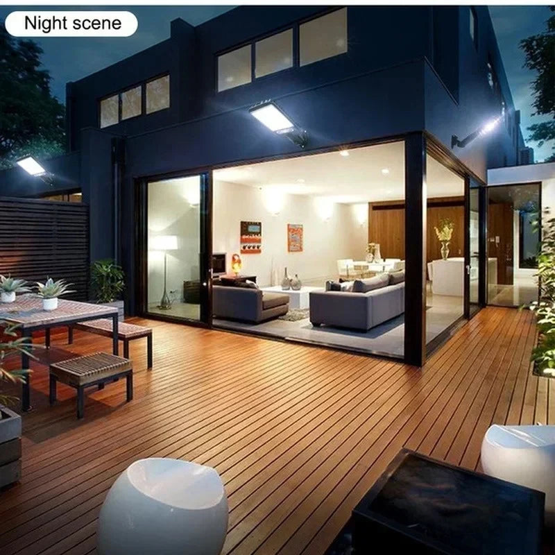 Illuminate your outdoor space with these stylish garden solar lamps. The wall-mounted lights provide a warm and inviting glow, perfect for enhancing your garden or outdoor area.