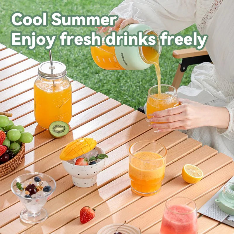 Portable Fruit Juicer Cup Y08 Multi-function Electric Travel Blender 10 Level Steel Knife Large Capacity Smoothie Quick Making