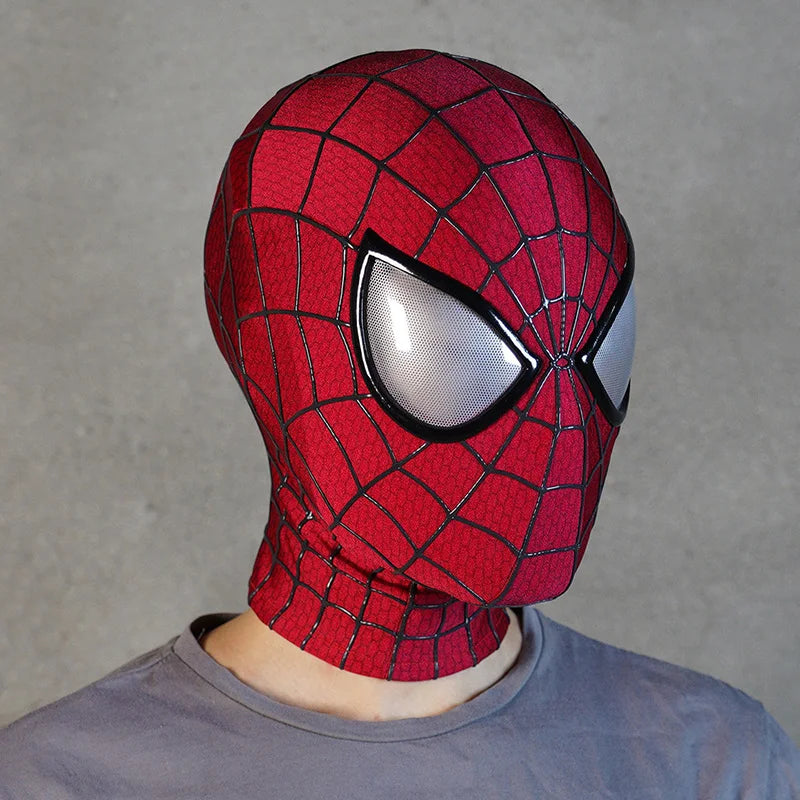 Handmade Spider-Man 2 Movie Accuracy Garfield Version Cosplay Mask Peter Parker Handicraft Collectible Item For Gift