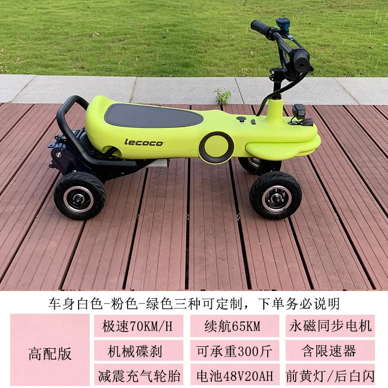 Adult Electric Hoverboard Self-Balancing Scooter Long Range Fast Speed Drift Commuter