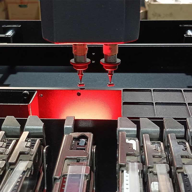 New SMT Machine 2024 SMT220 Desktop Pcb Pick And Place Machine 2 Head 40 Feeder SMD Chip Placement For Pcb Assembly