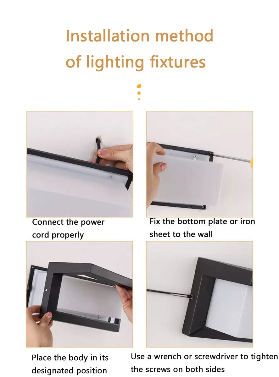 LED Outdoor Wall Light Waterproof outdoor led light Radar Motion Sensor outdoor lamp for Balcony garden lights outdoor lighting