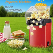 Indulge in quick and tasty snacks at home with this premium electric popcorn maker. The mini hot air corn popper features fast heating and a stylish design, making it perfect for convenient and delicious popcorn treats!