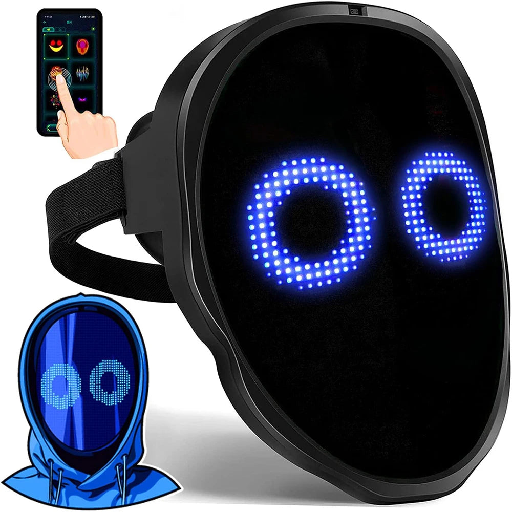 Led Mask with Bluetooth App Control
