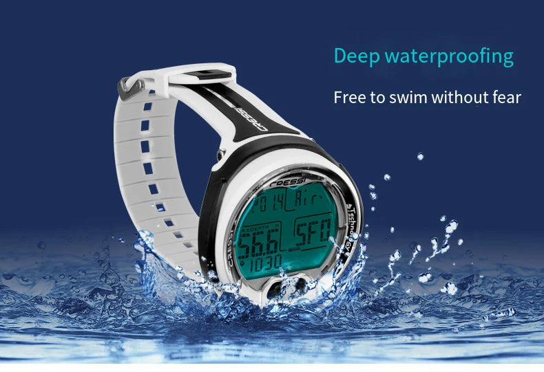 Italian CRESSI Lionel Deep Waterproof Professional Diving Computer Smart Watch