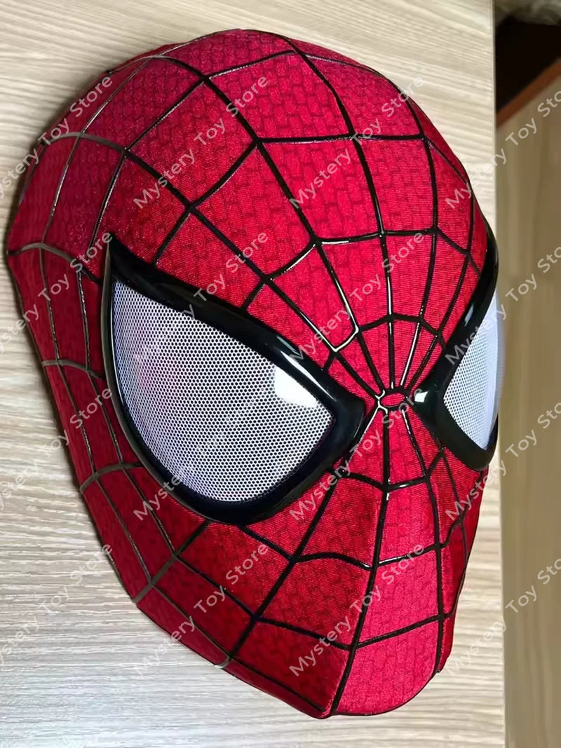 New Handmade Spiderman 2 Movie Accuracy Garfield Version Cosplay Mask Peter Parker Venom Marvel Collectible Toys Gift For Fans