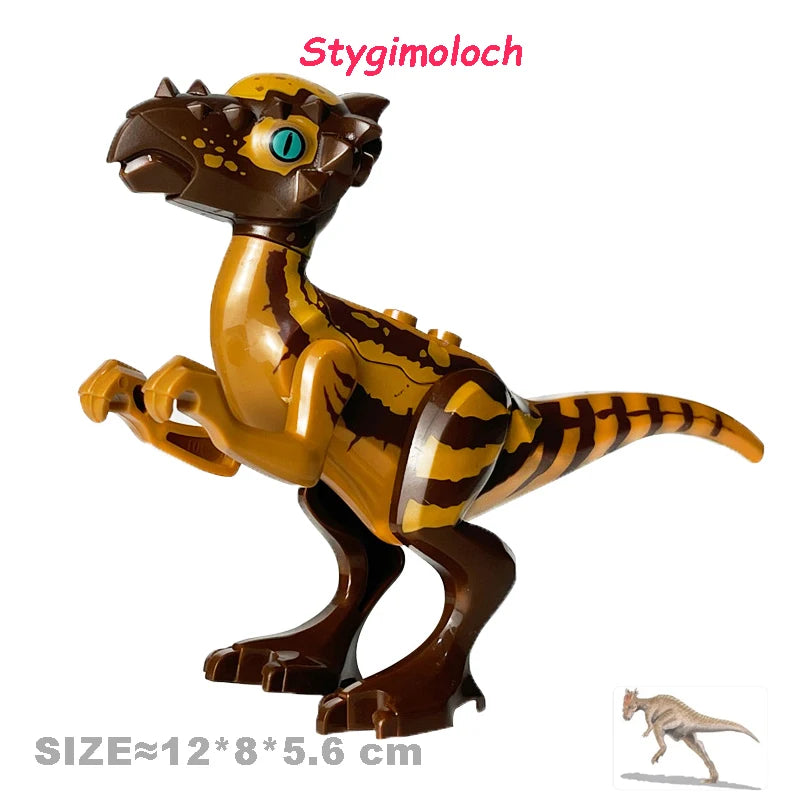 Jurassic Cool Dinosaurs World Triceratops Velociraptor Indominus T-Rex Model Assemble Building Blocks Toys For Children Boy Gift