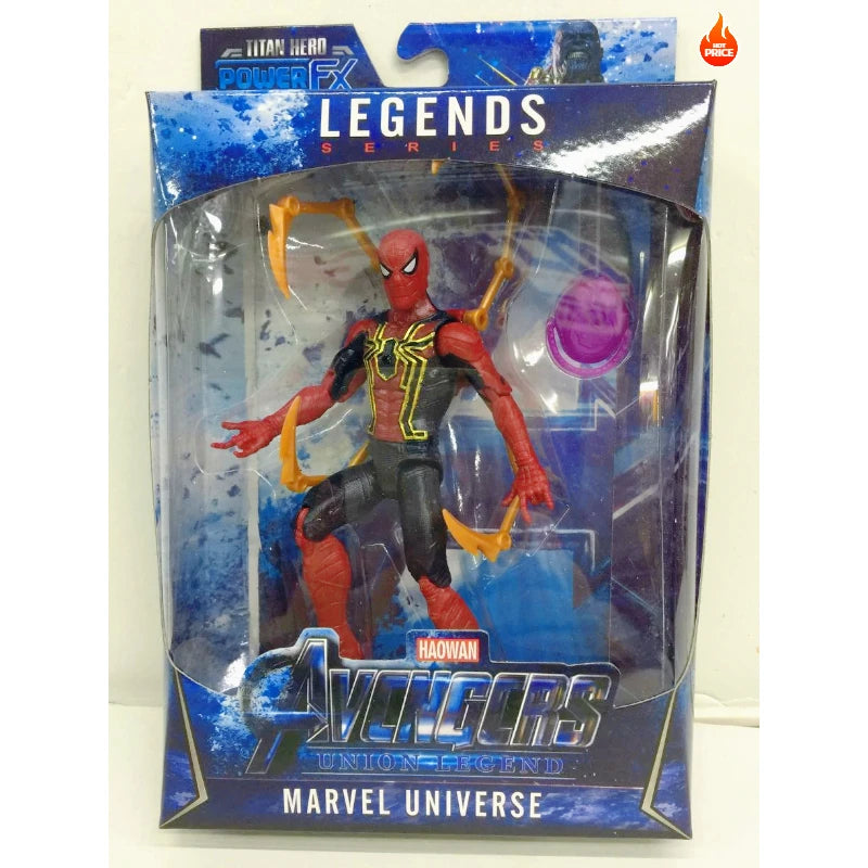 21CM Small Ornament Toy Legend Revenge Spider Steel American Giant Shining Fashion Cute Charm Hobby Gift Toy