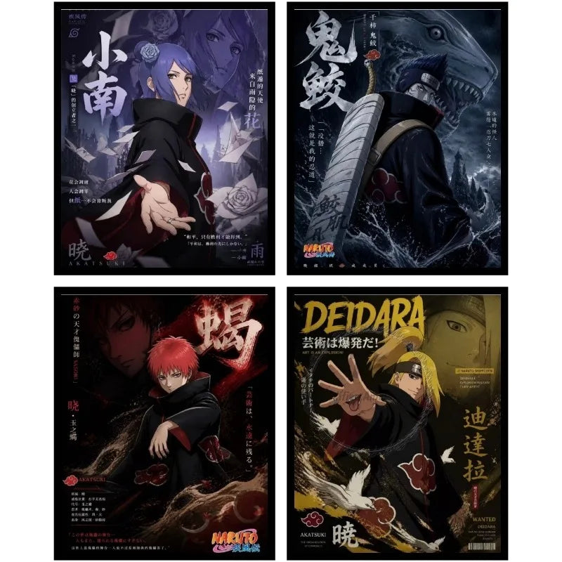Classic N-Naruto Anime HD Art Poster, Decorative Wall Painting, Home Decoration for Living Room Bedroom, Perfect Gift