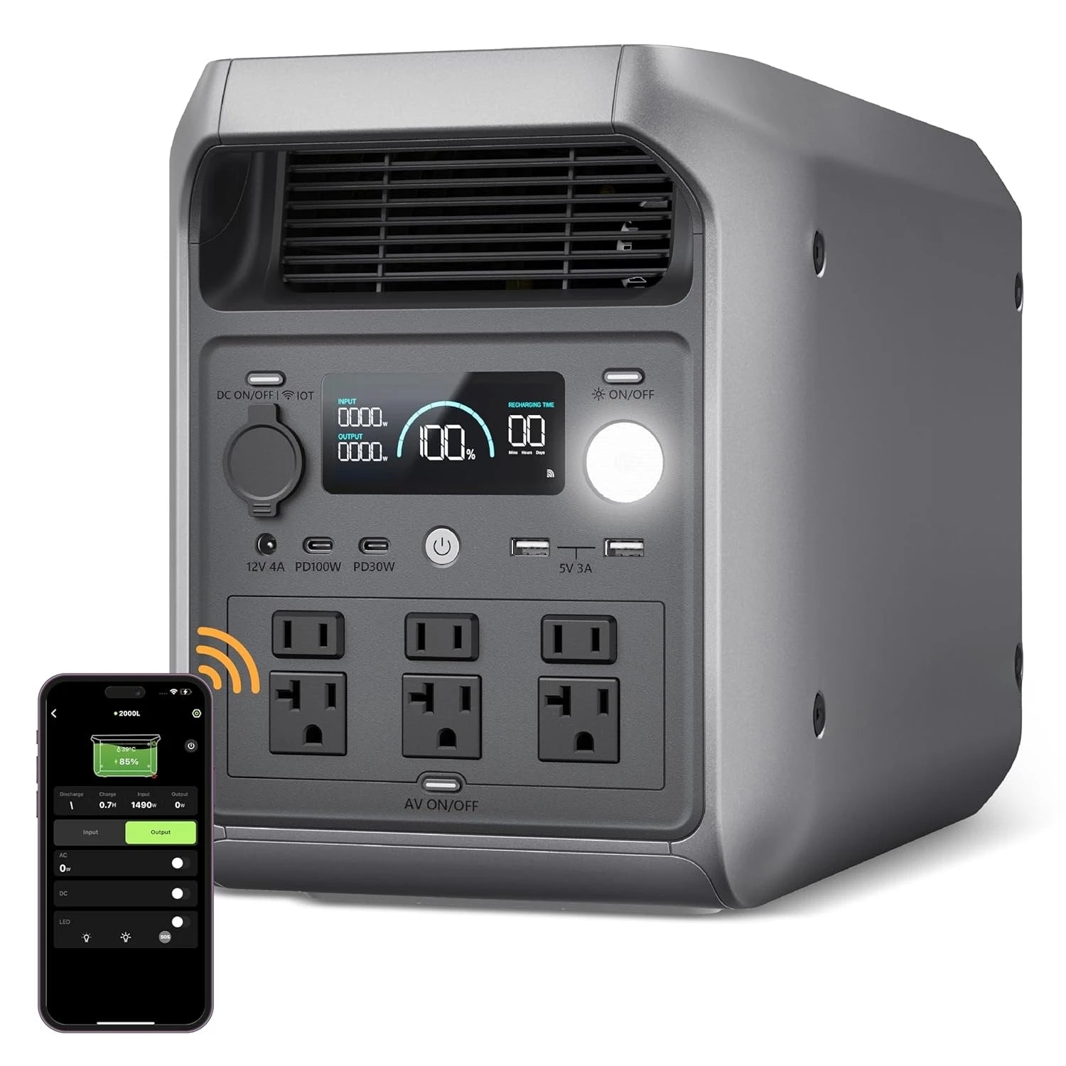 Portable Power Station 3300W