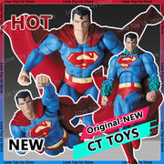 CT Toys Superman MAFEX 117 1/12 DC Superman Hush Figure Anime Action Figure Ornament PVC Statue Collectible Model Toys Gift