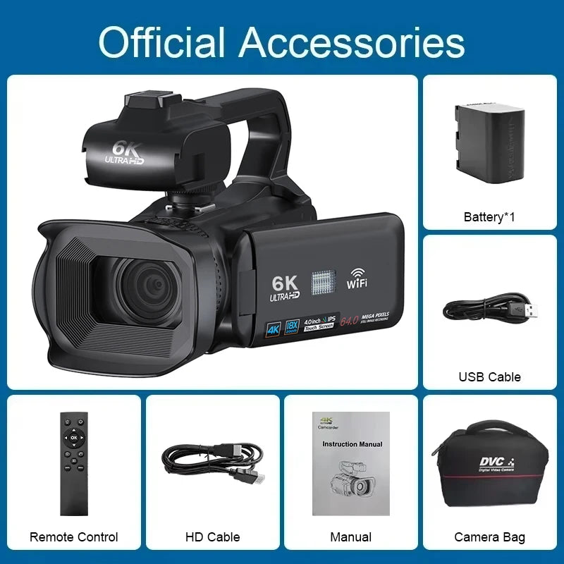 4K Professional Camcorder