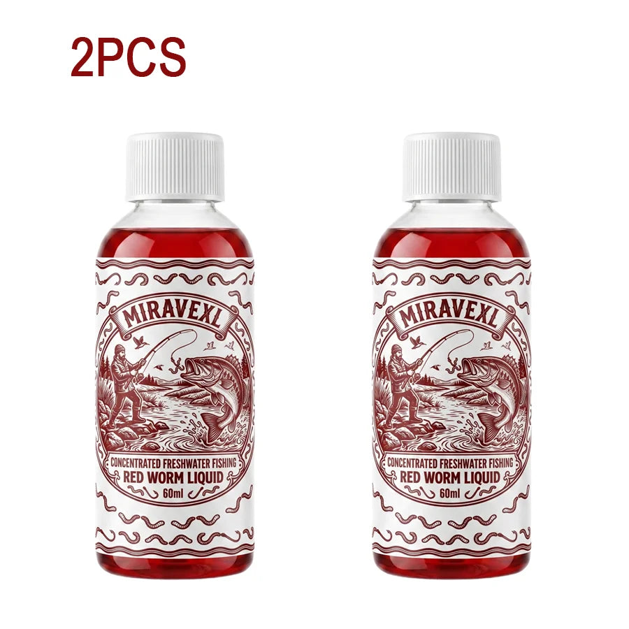Concentrated Red Worm Liquid Fish Attractant Fishing Bait Additive Strong Scent Freshwater Carp Crucian Fishing Tackle