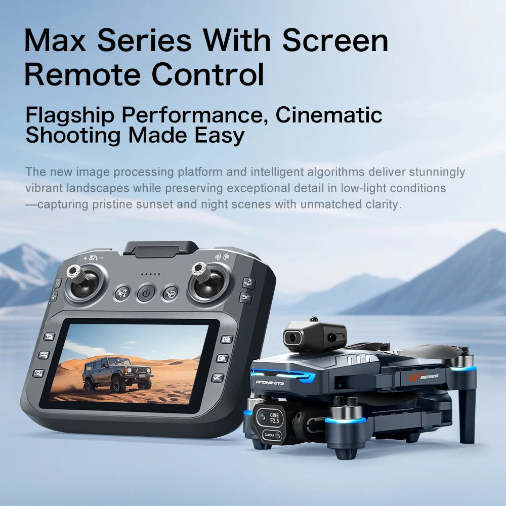 Lenovo GT8 Drone 4K 8K Professional Camera Obstacle Avoidance FPV Foldable RC Drone with Large Screen Remote Control