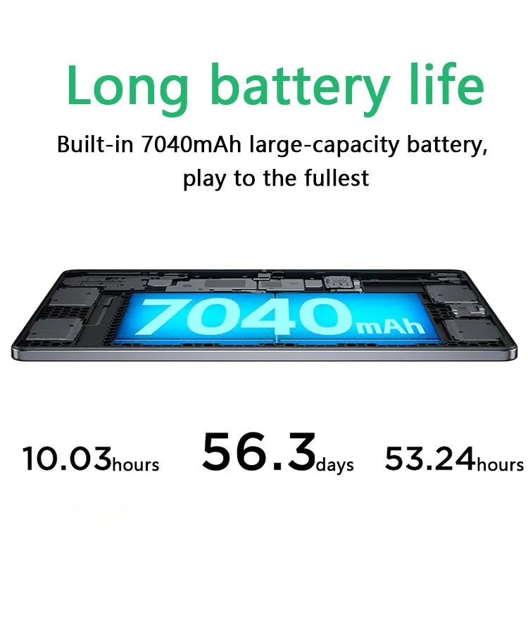 Global Firmware Lenovo Xiaoxin Pad 2024 Tablet 6GB 8GB 128GB 11" Display Qualcomm Snapdragon 685 GPS WIFI 7040mAh Android Tab